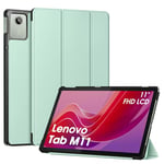 FINTIE Coque pour Lenovo Tab M11 11 Pouces 2024 (TB330FU/TB330XU) - Étui Fin et Rigide Housse Pliable Légère, Protection pour Lenovo Tab M11, Vert