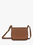 Longchamp Le Foulonné Medium Leather Flap Over Cross Body Bag