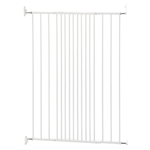 Safetots Baby Stair Gate, Extra Tall, Screw Fitted, White, 62.5cm - 106.8cm