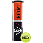 DUNLOP Tennis Ball Fort Clay Court – The Pro on the Clay Court (1 x 4 Tin)