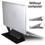 Portable Adjustable Laptop Invisible Stand Notebook Computer Hol A Grey