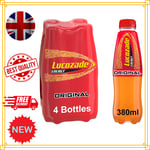 Lucozade Energy Drink, Original Flavour, Fizzy, 4 Pack, 380ml Bottles