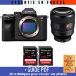 Sony A7 IV + FE 50mm f/1.2 GM + 2 SanDisk 128GB Extreme PRO UHS-II SDXC 300 MB/s + Guide PDF ""20 TECHNIQUES POUR RÉUSSIR VOS PHOTOS