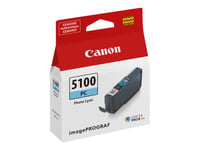 Canon Pfi-5100 Pc - 14.4 Ml - Foto-Cyan - Original - Hängande Låda - Bläcktank - För Imageprograf Pro-310