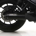 Arrow Rebel With Aluminium Dark End Cap Honda Cmx 500 Rebel ´17-21 Homologerad Ljuddämpare Silver Homologated