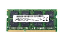 8GB DDR3L 1x8GB Micron SODIMM 2Rx8 PC3L-12800S 1600Mhz RAM Minne