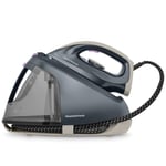 Morphy Richards EasySteam Steam Generator Iron, 120g Steam Boost, 70g Steam Output, 6 Bar Pressure, ECO Mode, Detachable 1.8L Water Tank, Anti Scale, Auto Shut Off, 2400W, Black/Grey, 333030