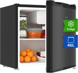 CHiQ CSD46D4EU,Mini Fridge 46L, E Energy Rating, Table Top Fridge, Compact Free