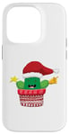 iPhone 14 Pro FUNNY CHRISTMAS TSHIRT. CHRISTMAS CACTUS. BELL STAR AND HAT Case