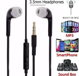 Earphones Headphones Stereo 3.5mm With Mic For Samsung NOKIA Huawei HTC Xiaomi