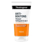 Neutrogena | Masque Nettoyant 2-en-1 (tube de 150 ml) – Nettoyant visage à l'acide salicylique (1%)