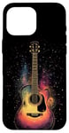 Coque pour iPhone 16 Pro Max Guitare acoustique Musique Six-faces Guitare classique