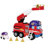 Super Wings Ensemble de Jouets de Sauvetage - Ambulances Zoey & Moteurs d'incendie Jeet,Jouets D'éveil pour Enfants avec Effets Sonores et Lumineux,Jouet Enfant 3 4 5 6 7 8 Ans Garcon Fille