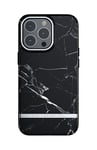 RICHMOND & FINCH Phone Case Compatible with iPhone 13 Pro, Black Marble Design, 6.1 Inches, Shockproof, Raised Edges, Fully Protective Phone Cover