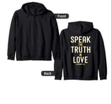 Speak The Truth In Love Bible Verse KJV Ephesians 4:15 Zip Hoodie