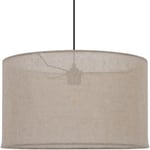 Abat-jour pour suspension en lin beige Ø48cm GoodHome Bluebill