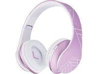 Powerlocus P2 Wireless Headphones For Kids (Pink And White)