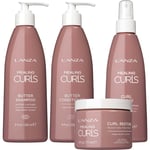 Lanza Healing Curls Bundle Shampoo 236 ml & Conditioner 236 ml & Treat