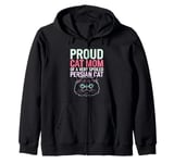 Proud Cat Mom Of A Very Spoiled Persian Cat Zip Hoodie