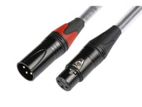 TightAV – XLR-M/F-3 Professional XLR-cable, female-male, 3m (670-90103)