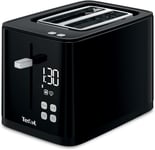 Tefal Smart 'N' Light 2 Slice Digital Toaster TT640840, Black