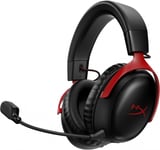 HyperX Cloud III trådløse hodetelefoner med mikrofon, rød