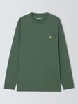 Carhartt WIP Chase Long Sleeve T-Shirt, Duck Green/Gold