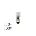 Glimlampa E10 2mA 110-130V