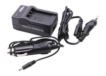 vhbw Chargeur de batterie compatible avec Voigtländer Virtus D4, D5, D500, D6, D600, S6 caméra, DSLR, action-cam