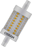 OSRAM LED LINE R7S DIM | Tube Crayon LED culot R7s, Gradable, 8,50W = 75W équivalent incandescent | Blanc chaud | 2700K