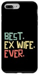 Coque pour iPhone 7 Plus/8 Plus Vintage Funny Retro Best Ex-Wife Ever