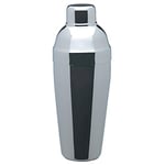 PIAZZA Shaker à cocktail en 3 parties en acier inoxydable – 750 ml