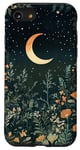 iPhone SE (2020) / 7 / 8 Night Forest Dark Cottagecore Crescent Moon Botanical Case