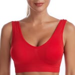 A-G Cup Push Up Sports Bra Unwired S-4XL Plus Size Exercise Bras Wear For Women