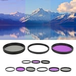 3x/set Multi Coated Lens Filter Kit UV CPL Lens Filter Set For Digital Camer