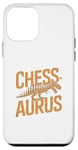 Coque pour iPhone 12 mini Chessaurus Jeu d'échecs amusant Dinosaure T-Rex Joueur d'échecs