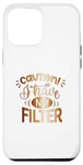 Coque pour iPhone 14 Plus Cautionihave no filter T-shirt graphique sarcastique