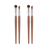 Dr. Botanicals Unisex Dr Coffee Ground Set Of 2 Eye Brushes Twin Value Savings Pack - One Size