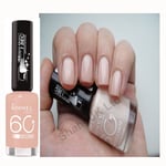 RIMMEL 60 SECONDS Nail Polish / Varnish Super Shine Quick Dry Mani & Pedicure UK