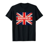 Sheffield England Great Britain United Kingdom Souvenir Flag T-Shirt