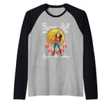 Raisin' Hell With The Hippies & The Cowboys Raglan Baseball Tee