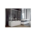Azura Home Design - Baignoire slide 150x70 cm + pare baignoire réversible