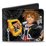 Buckle-Down Men's Bifold Wallet Kingdom Hearts II Bi-Fold, Multicolor, One Size