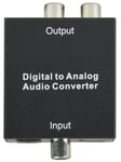 Digital Audio to Analogue Audio Converter for Consoles TV Projectors Blue Ray
