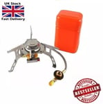 Outdoor Picnic Gas Burner Camping Hiking Fishing Mini Butane Stove Cooker BBQ UK