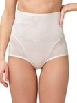Triumph Women's Wild Rose Sensation High Waist Panty Underwear, Silk White, XL