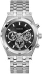 Guess GW0260G1 Continental Musta/Teräs Ø44 mm