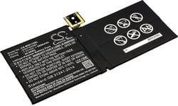 Kompatibelt med Microsoft Surface Pro 5, 7.57V, 5900 mAh