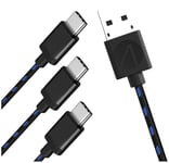 STEALTH PS5 3m Superfast Play & Charge Cables - Triple Pack