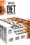 Warrior - Diet Protein Bar, Peanut Caramel - 12 x 55g